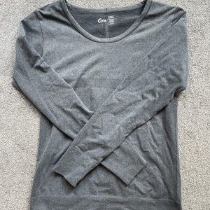 Zyia Black Heather Performance Long Sleeve